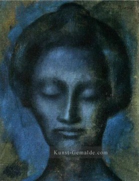  woman - Tete Woman 3 1901 cubist Pablo Picasso